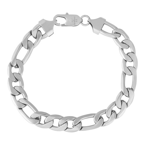 Pulseira de Aço Groumet 3x1 Laminada 8.50mm 21cm