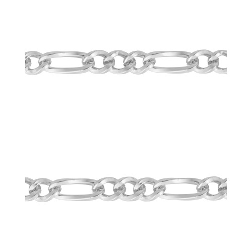 Pulseira Aço Groumet 3x1 5.85mm 21cm