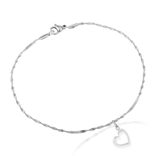 Tornozeleira de Aço Love 24cm