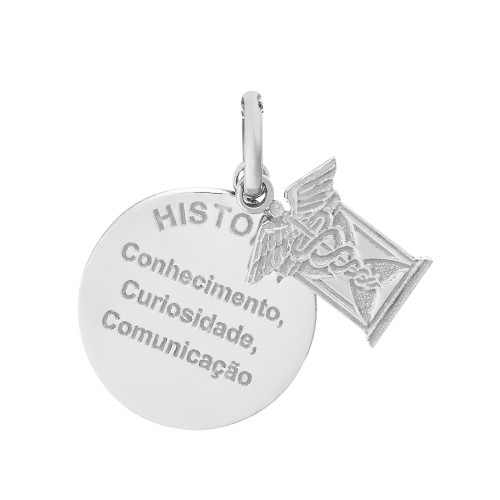 Pingente de Aço Profissão Historia