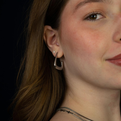 Brinco de Aço Argola Confiança 27mm