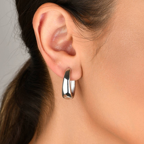 Brinco de Aço Argola Luxo 23mm