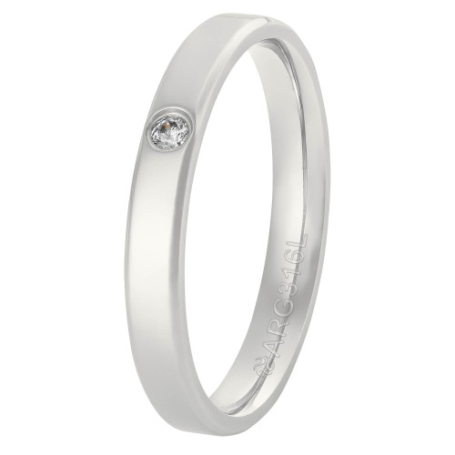 Aliança de Prata Argentum Amarus 3mm