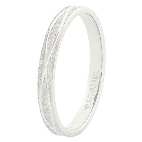 Aliança de Prata Argentum Glow Slim 2.95mm