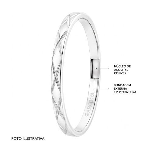 Aliança de Prata Argentum Versus Slim 1.90mm