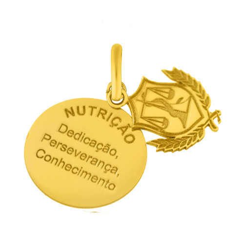 Pingente de Aço Profissão Nutrição IPG