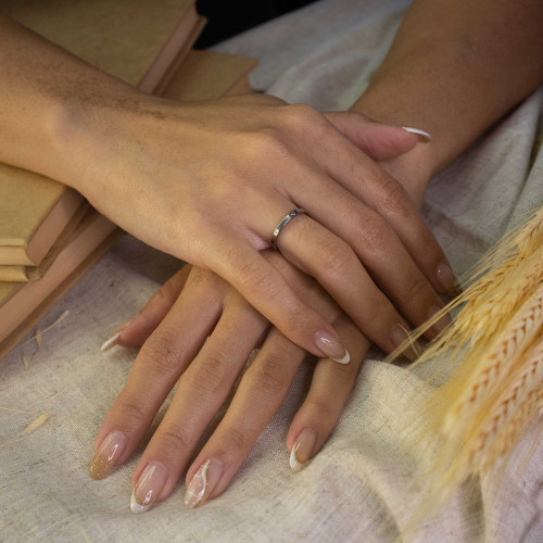 Aliança de Aço Love Slim 1.90mm