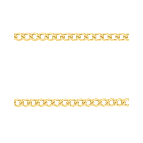 Pulseira de Prata Groumet Revestida com ouro 18k 3.90mm 21cm