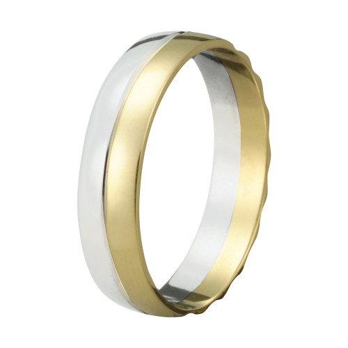 Aliança de Ouro 18K Eterna Diamantada 4.8mm