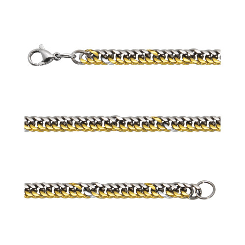 Corrente Aço Groumet Elos Duplos com IPG 4.70mm 50cm