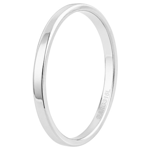 Aliança de Prata Argentum Plane Slim 1.90mm