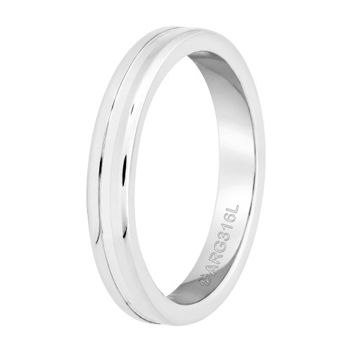 Aliança de Prata Argentum  Aton 3.45mm