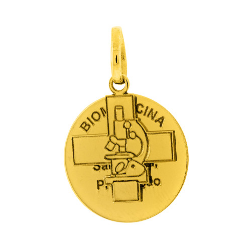 Pingente de Aço Profissão Biomedicina IPG