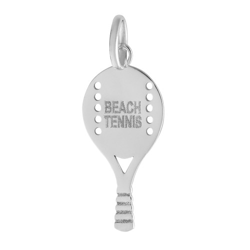 Pingente de Aço Beach Tennis  25x11mm