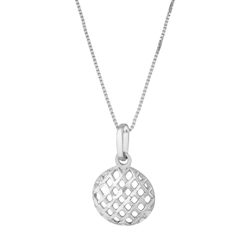 Colar de Prata Sintonia 0.9mm 45cm