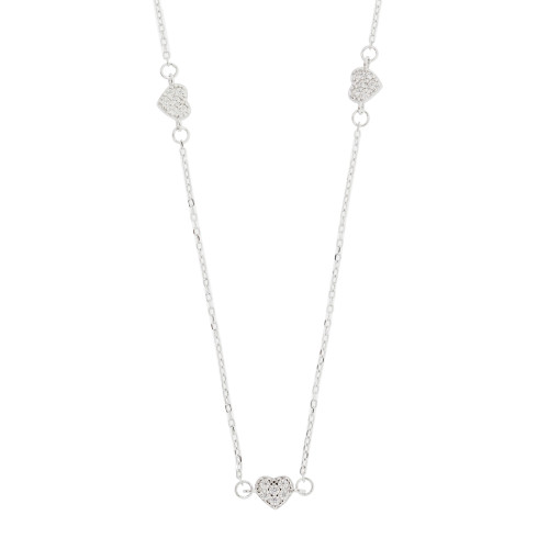 Colar de Prata Emoção Coleção Princess 40cm com extensor