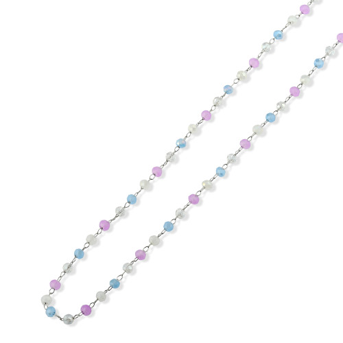 Colar de Aço Summer Color 40cm com extensor de 5cm