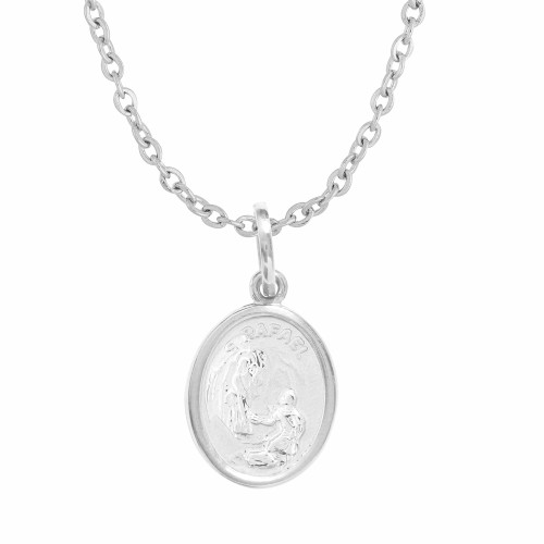 Colar de Aço Anjo Rafael 50cm