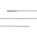 Corrente Aço Cartier Laminada 0.8mm 70cm