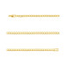 Corrente Aço Groumet Achatado 4.70mm 50cm Gold IPG