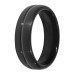 Anel Tungstênio Black Real 6mmX2,4mm-1