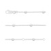 Colar Prata ORB Cartier com Bola 3mm-5