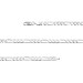Pulseira de Prata Flat 3x1 4.5mm 21cm