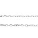 Corrente de Prata Elos Ovais 0.70mm 40cm Extensor 45cm