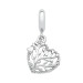 Pingente Prata LINK Coração com Árvore da Vida 12x22mm