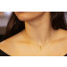 Pingente Crucifixo Small Prata Revestida 18k 15X9mm-2