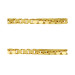 Corrente de Prata Revestida ouro 18k Veneziana 0.70mm 50cm